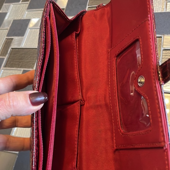 Burgundy wallet - Picture 3 of 3